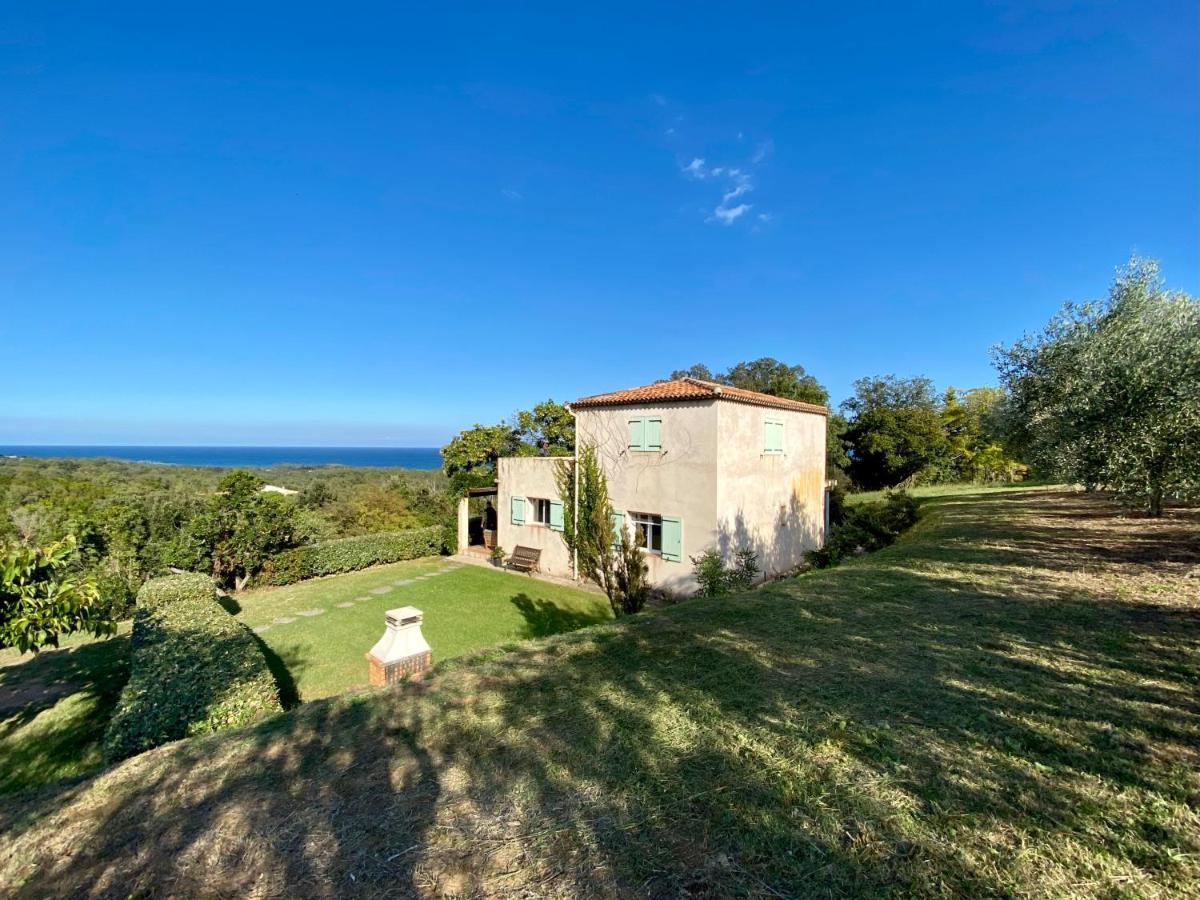 Domaine Punta Della Guardia Villa Vue Mer Dans Nature Protegee, Plage A 1,5 Km セルヴィオーヌ エクステリア 写真