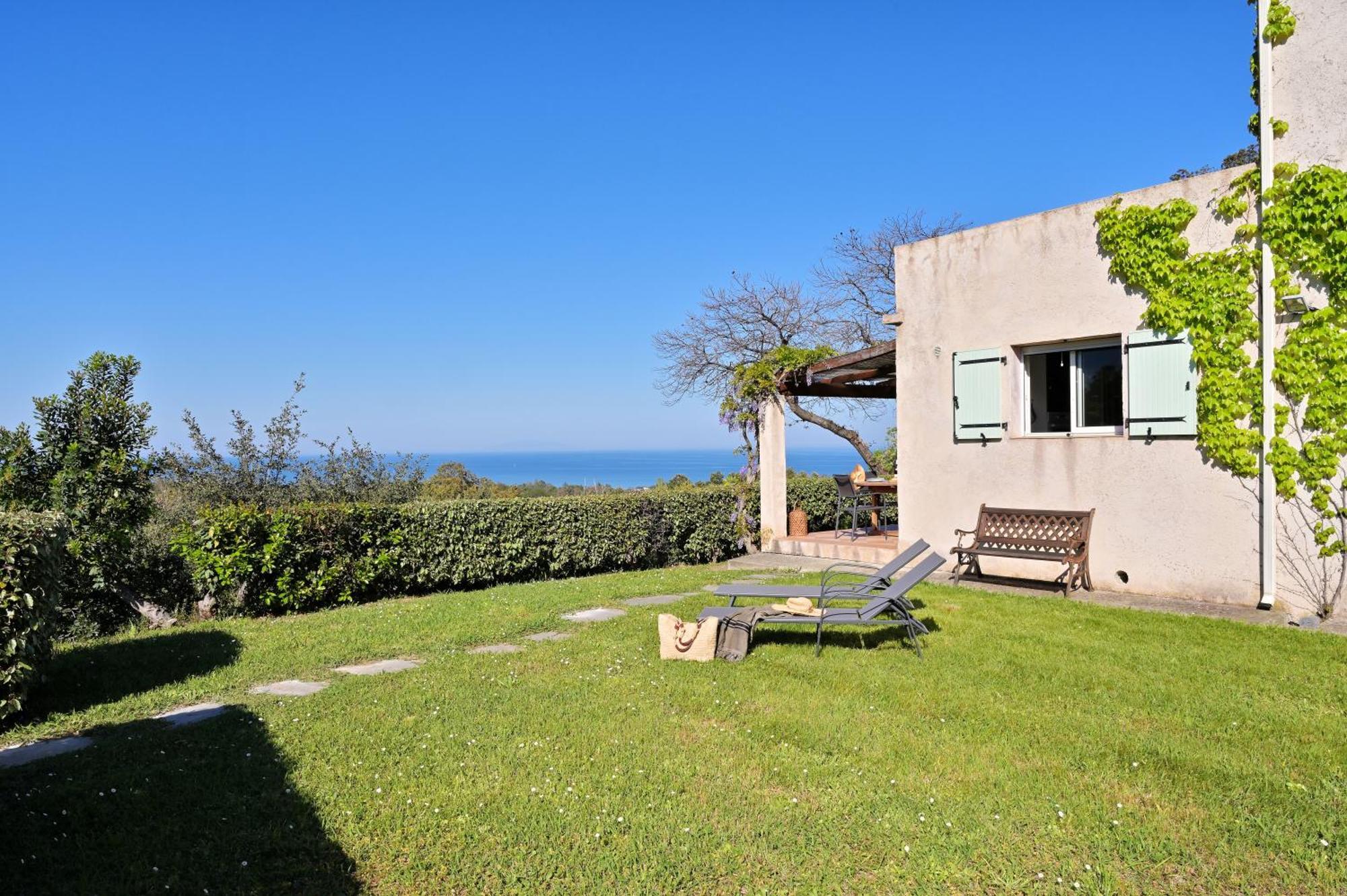 Domaine Punta Della Guardia Villa Vue Mer Dans Nature Protegee, Plage A 1,5 Km セルヴィオーヌ エクステリア 写真